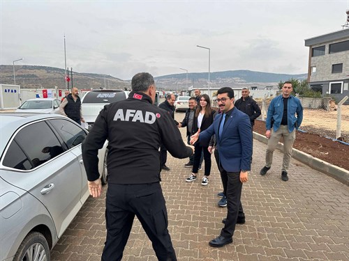 AFAD BAŞKAN YARDIMCISI ÖNDER BOZKURT, KAYMAKAM KAYA’YI ZİYARET EDEREK BÖLGEDEKİ AFET VE ACİL DURUM ÇALIŞMALARINI İNCELEDİ