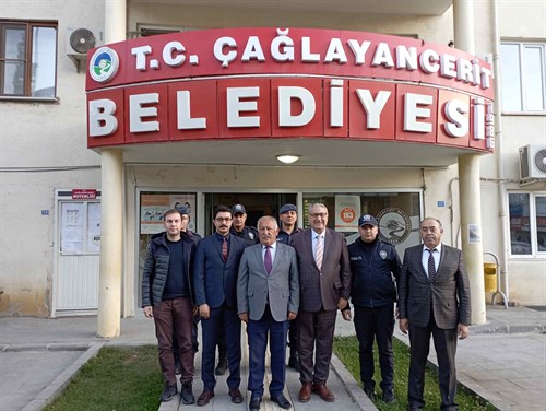 KAYMAKAM KAYA, ÇAĞLAYANCERİT İLÇESİ'NDE BİRTAKIM ZİYARETLER GERÇEKLEŞTİRDİ